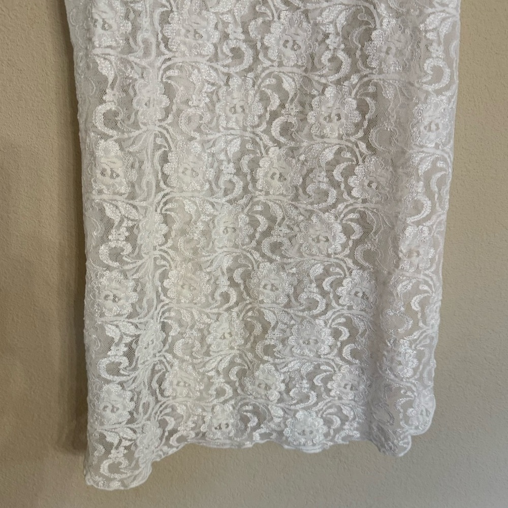 Vintage Cinema Etoile Lace Camisole Beaded Sheer Lingerie Size S - Picture 8 of 15